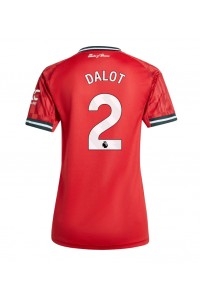 Fotbalové Dres Manchester United Diogo Dalot #2 Dámské Domácí Oblečení 2025-26 Krátký Rukáv